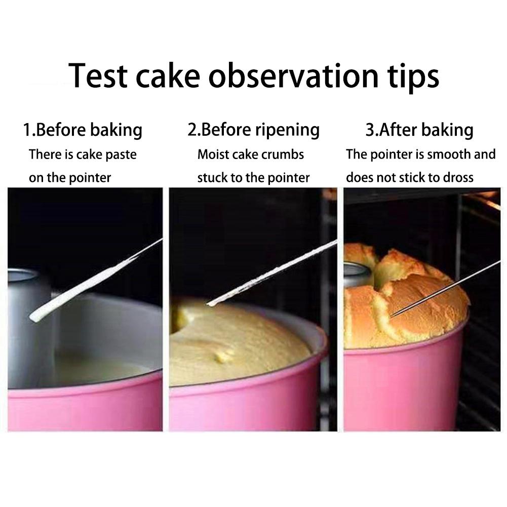 Stainless Steel Baking Test Probe Cupcake Muffin Testing Convenient Baking Skewer Tool