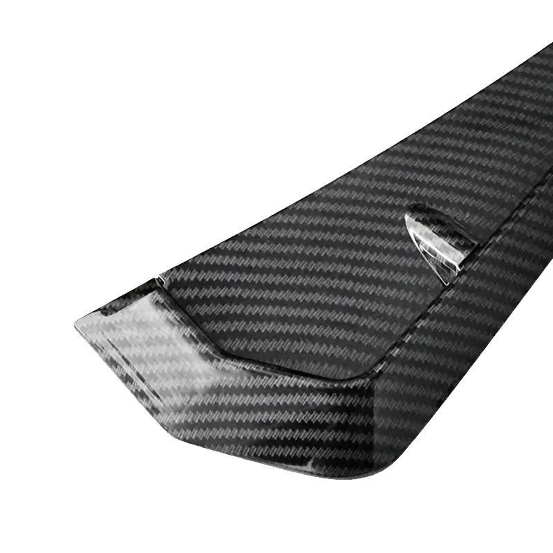 Подходит для 2016-2021 Honda Accessories Civic 10th Gen Переднее крыло Боковой воздухозаборник Карбоновый принт Черный