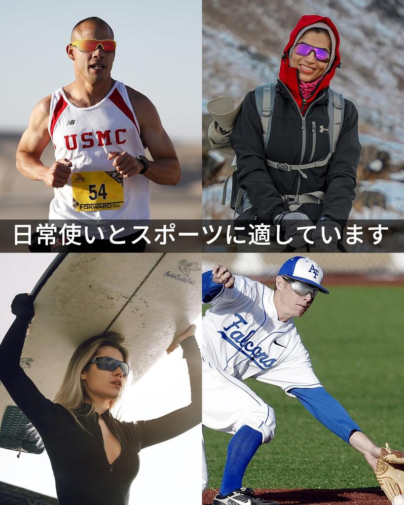 Спортивные солнцезащитные очки Rosemal с поляризованными линзами для мужчин и защитой UV400 для женщин и тенниса, бега, вождения, езды на велосипеде, рыбалки, бейсбола,