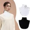 Soft Cotton Modal Inner Neck Cover Solid Color False Collar For Woman Mock Neck Half Top Detachable Collars Neck Free Size