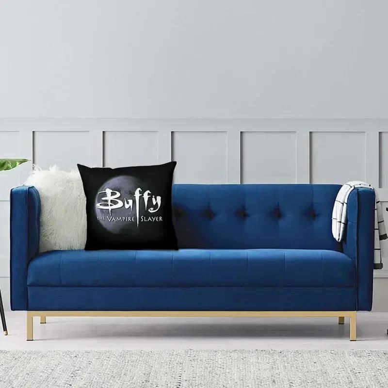 Buffy Cushion Cover 45x45 Home Decor Print Buffy The Vampire Slayer Throw Pillow for Living Room Double Side