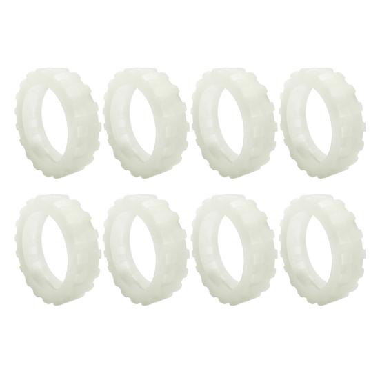 8 шт. Чехлы на колеса для багажа Износостойкие толстые Уменьшают шум Защита колесиков Предотвращают царапины Нескользящие защитные чехлы на колесики для багажа