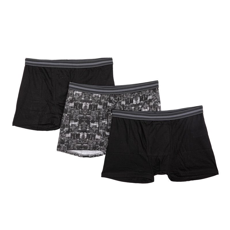 Pack of 3 Black and Gray Boxers Men CLASSIC BOXER