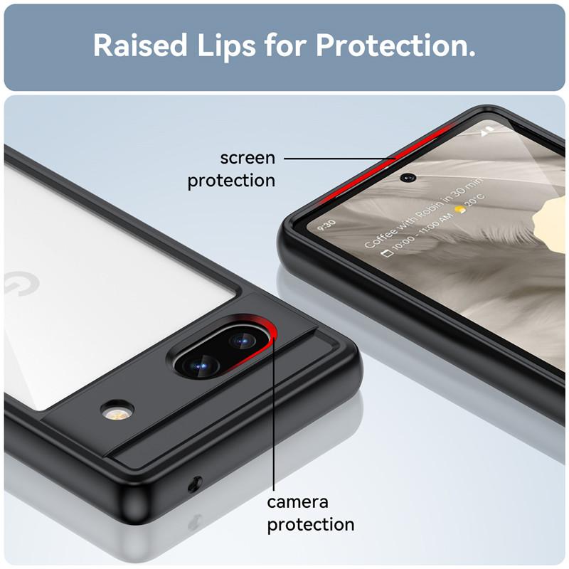 Для Google Pixel 7A Чехол для Pixel 7A Чехол 6,1 дюйма Цветной Мягкий Край Силиконовый Прозрачный Ударопрочный Бампер для Pixel 7A