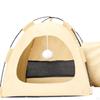 Cat Tent Tunnel Anti Slip Ventilated with Play Ball Portable Hideaway for Indoor Outdoor Small