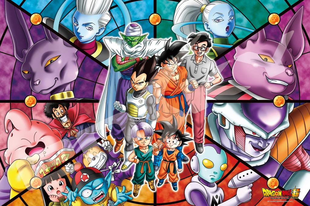 ENSKY 1000-AC006 1000-Piece Jigsaw Puzzle: Dragon Ball Super: Super Warriors Protecting Earth! Art Crystal Jigsaw Puzzle (50x75cm)
