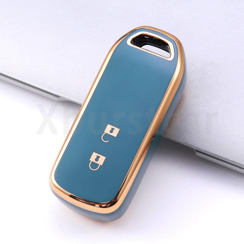 Чехол для ключа автомобиля для Honda N-Box Jf1 / Jf2 N-Box+ Plus N Wagon Новый Nbox N-One Custom Jf3 / Jf4 ТПУ Оболочка для пульта Держатель брелока