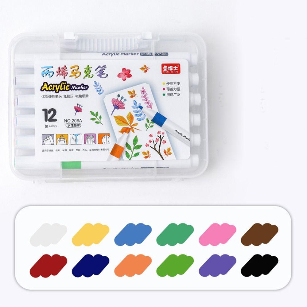 Рисование, художественная живопись, маркеры, ручки, водонепроницаемые многоцветные маркеры, набор ручек-кистей, товары для рукоделия