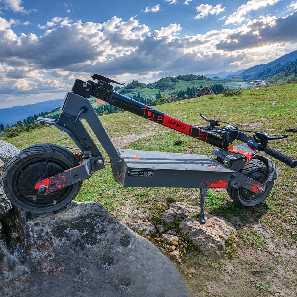 KuKirin G4 Ultra 11" бескамерная шина, внедорожный электрический самокат, двойные высокопроизводительные двигатели, способность преодолевать подъемы 30 градусов, аккумулятор 60 В 20 Ач, двойная амортизация.
