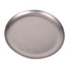 Round Restaurant Dinner Plates Metal Bbq Plate Fruit Cake Tray Korean Stainless Steel Dinner Plate