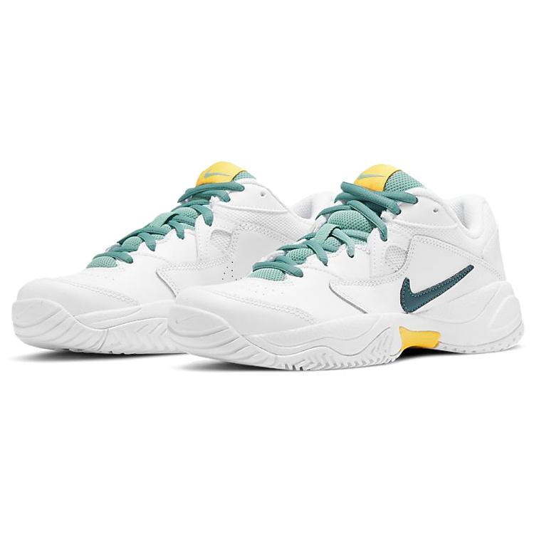 (WMNS) Nike Court Lite 2 'White Green Yellow' Women's AR8838-108