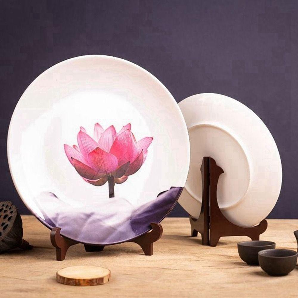 Quality Adjustable Foldable Tea Cake Dish Home Decor Display Stand Plate Rack Easel Storage Rack