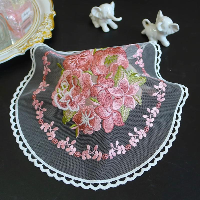 Лучший китайский вышитый цветок круглый подставка под приборы кухонная подставка против ожогов коврик для украшения свадьбы и аксессуаров для стола