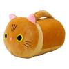 Cat Doll Plush Toy Stress Relief Soft Fluffy PP Cotton Fabric Huggable Animal Pillow Doll Snuggly Sensory Toy