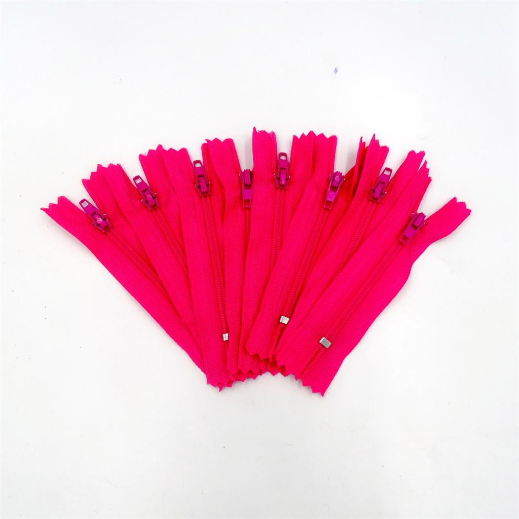 10 шт. 3-24 дюйма (7,5-60 см) Нейлоновые спиральные молнии для индивидуального шитья Нейлоновые молнии оптом 20 цветов