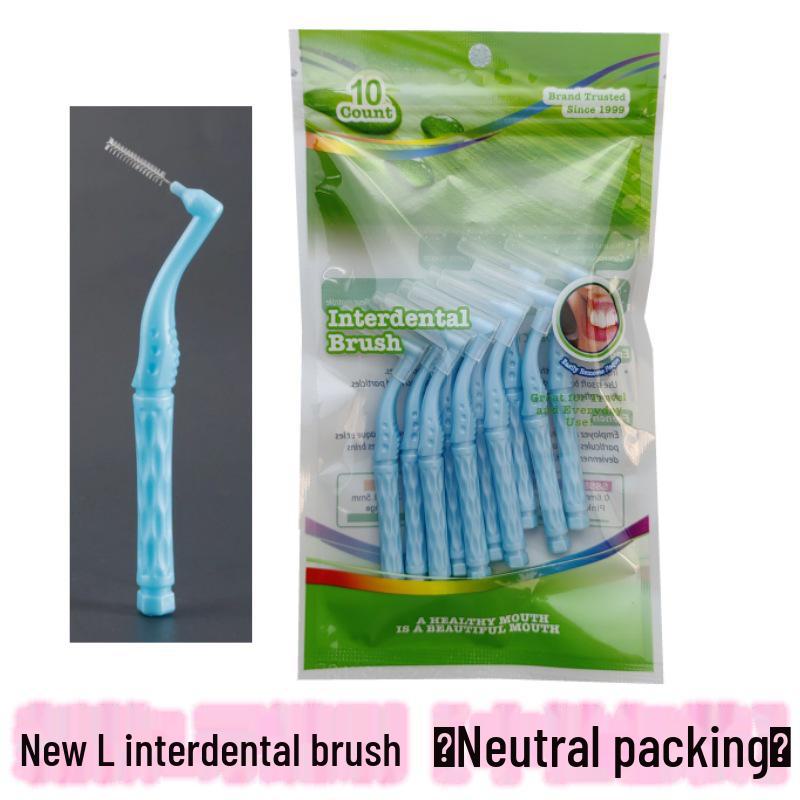 Ортодонтическая L-образная мягкая щетина для чистки межзубных промежутков и зубов мудрости