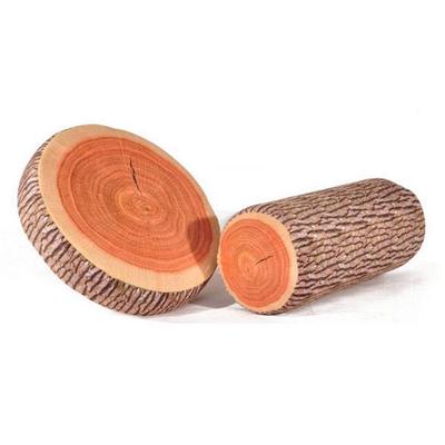 Плюшевая подушка в виде пня дерева — реалистичная подушка для поддержки шеи дома или в машине