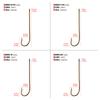 Crucian Carp Hook Has Barbs 100pcs/box Long Handle Sleeve Hook