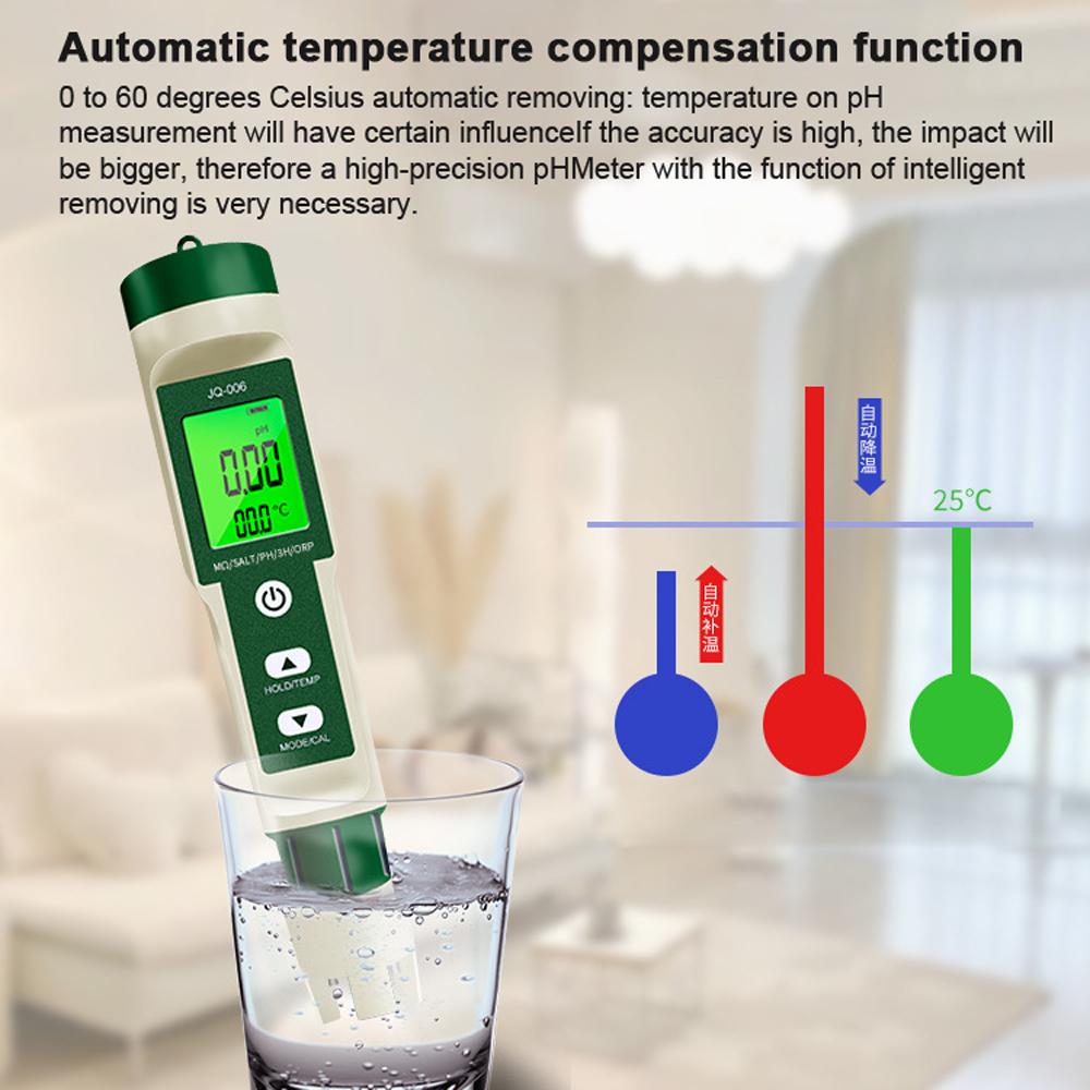 Multifunctional Digital 10 in 1 Water Quality Tester Portable High Accurancy Water Quality Test Pen Water Quality