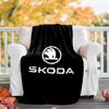 skoda Flannel Blanket Soft All-Season Throw, Design for Camping, Car Travel, Hiking Sofa, Bed, Office Perfect Gift for Parties