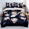 3D Stray Kids Kpop Singer Star Комплект постельного белья, пододеяльник, комплект постельного белья, наволочка, размер King Queen Twin для мальчиков и девочек взрослых