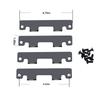 1Set Tailgate Hinge Plates And Screws For Yamaha Rhino 700 Yxr700F 2008-2013