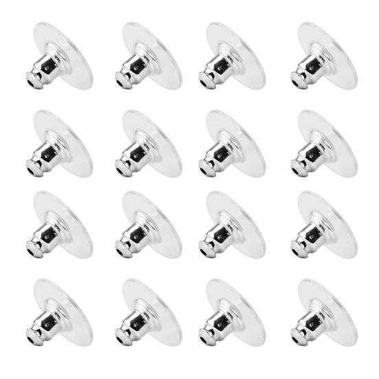 120 шт. фиксаторов для сережек с подушечкой, гипоаллергенные фиксаторы для сережек, акриловые серьги