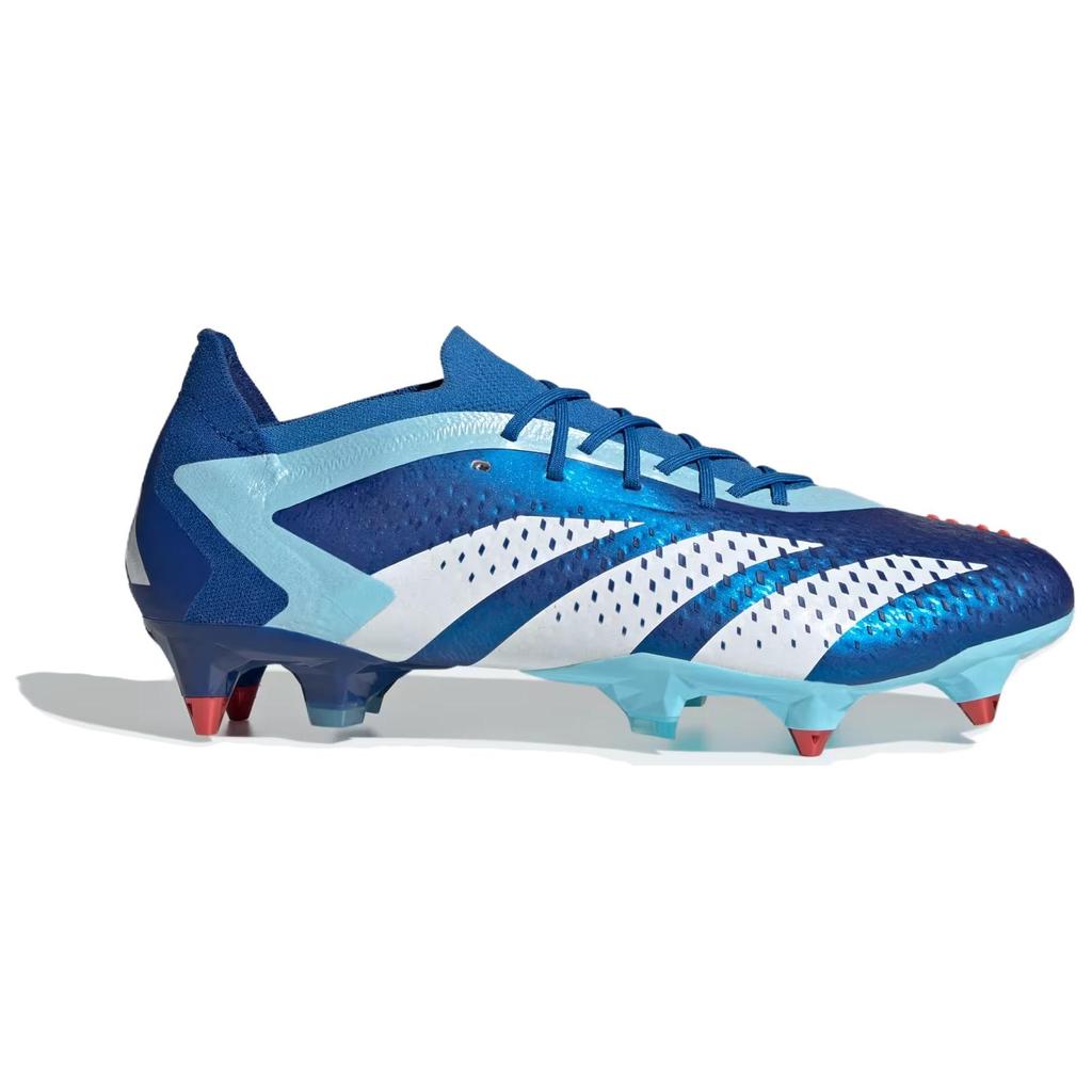 Adidas Predator Accuracy.1 Soft Comfortable Non-Slip Lightweight Soccer Shoes Unisex Soccer Shoes Blue White IF2291