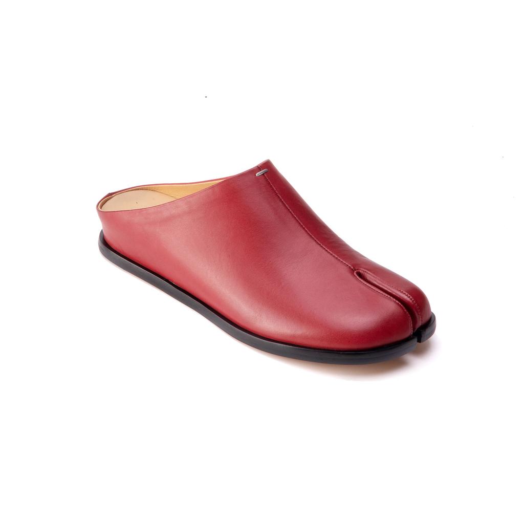 Fashion 2025 New Fashion Thick Heel Women Leather Mules Shoes Fashion Shallow Round Toe Ladies Comfort Party Wedding Pumps Slippers