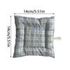 1шт корейский Ins обеденный стол кухонный клетчатый стеганый подстаканник из хлопка и льна
