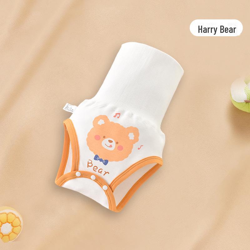 Защитные штаны для живота с высокой талией для младенцев - теплая, устойчивая к холоду детская одежда