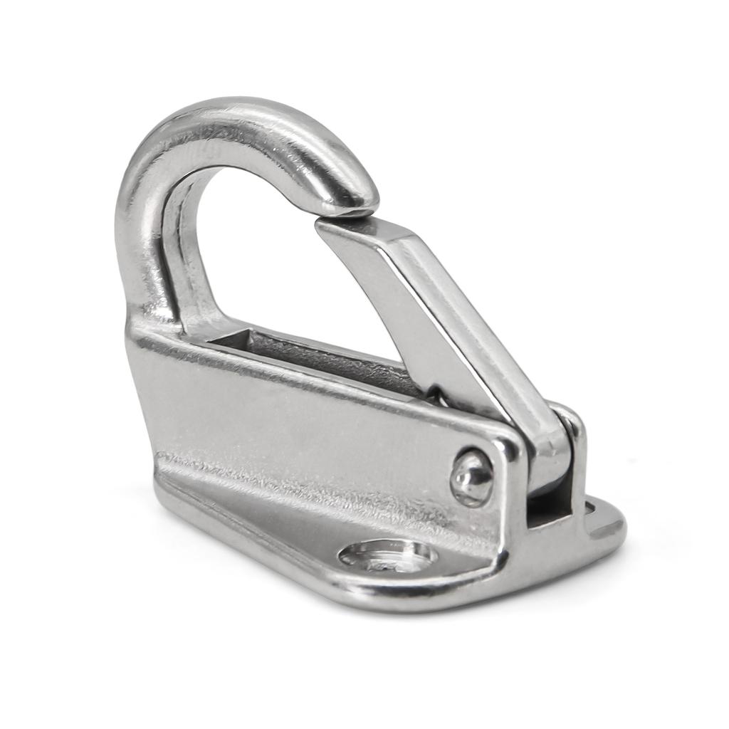 2/1 X пружинный крюк-защелка для судовых лодочных прицепов из нержавеющей стали 316, морская фурнитура, вешалка для крепления, проушина, крюк для подвешивания