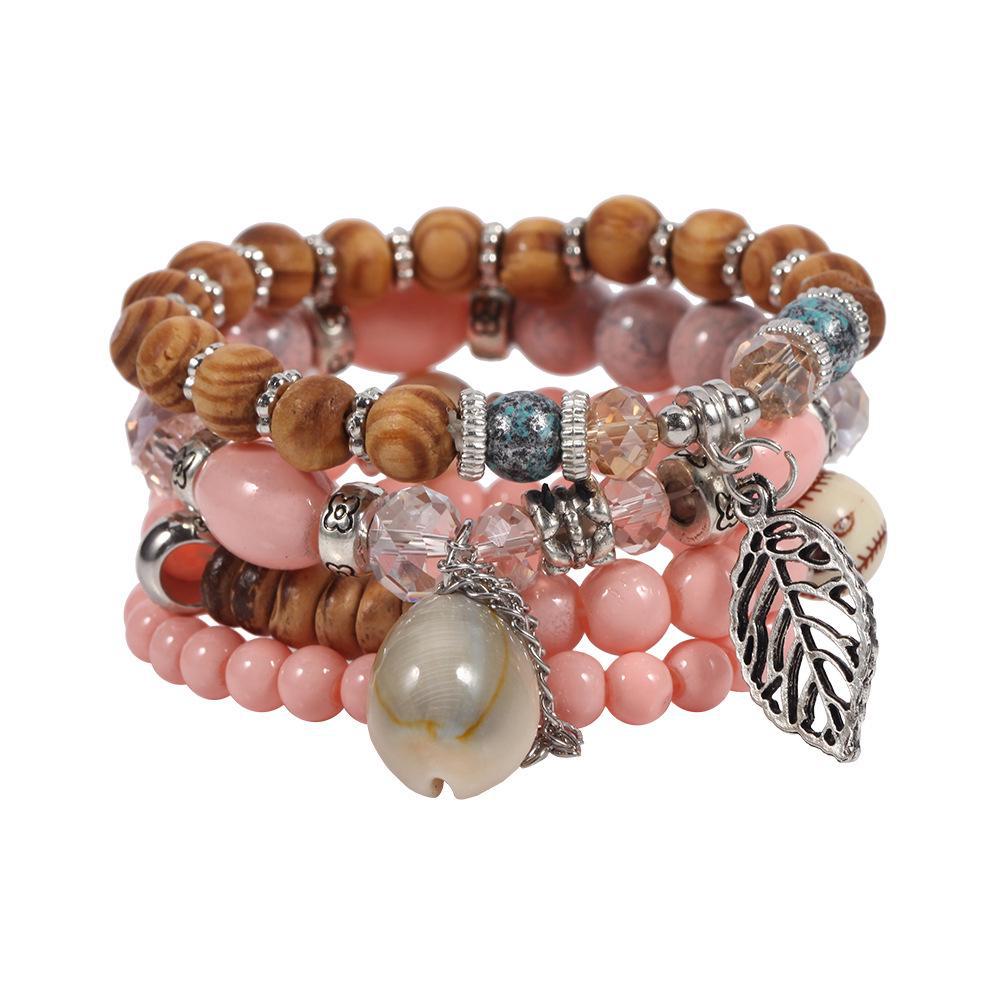 Браслет из цветного листа с бриллиантами и имитацией камня, остров Хайнань, Санья