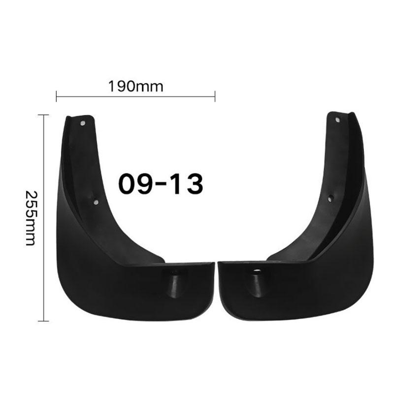 Guardabarros delanteros y traseros para coche Kia Forte Cerato K3 EX LX 2009-2013 2018-, протекторы против сальпикадураса, Guardabarros con solapa,