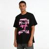 Модная футболка с принтом граффити Fashion Lab, унисекс, свободный крой, повседневная уличная одежда, трендовый топ, футболка из чистого хлопка