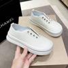 Модные женские парусиновые туфли на плоской подошве 2024 года, летние новые низкие неглубокие женские кроссовки без застежек, повседневные кроссовки zapatillas mujer, белые женские кроссовки