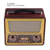 Vintage Design Wireless Bluetooth Speaker Radio Receiver Rechargeable FM/AM/SW USB/SD/TF HIFI Sterero Mp3 Player