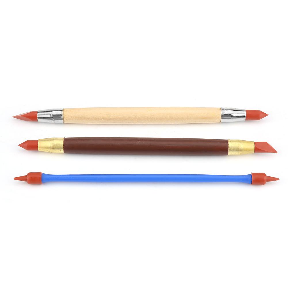 Silicone Clay Pen, Exquisite Tools, and Shape, Sculpt Clay Pottery, Different Shapes, Service Time, Includes 3pcs Basic Tools, Art Projects,