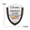AABHT1 Alloy Car Rear Trunk Emblem Fender Side Badge Decals for Cadillac ATS BLS CT4 CT5 SLR SRX STS XT5 XT6 XTS Escalade Deville DTS