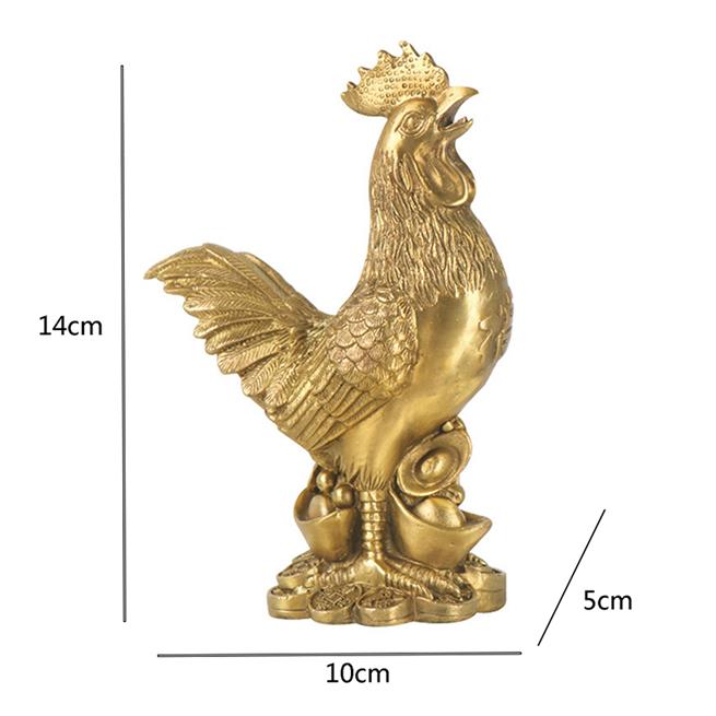 Home Office Decoration Copper Rooster Zodiac Chicken Home Office Crafts Decoration High Quality Home Office Crafts Ornament