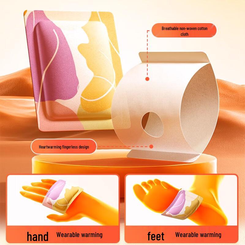 Большие носимые согревающие пластыри с паром