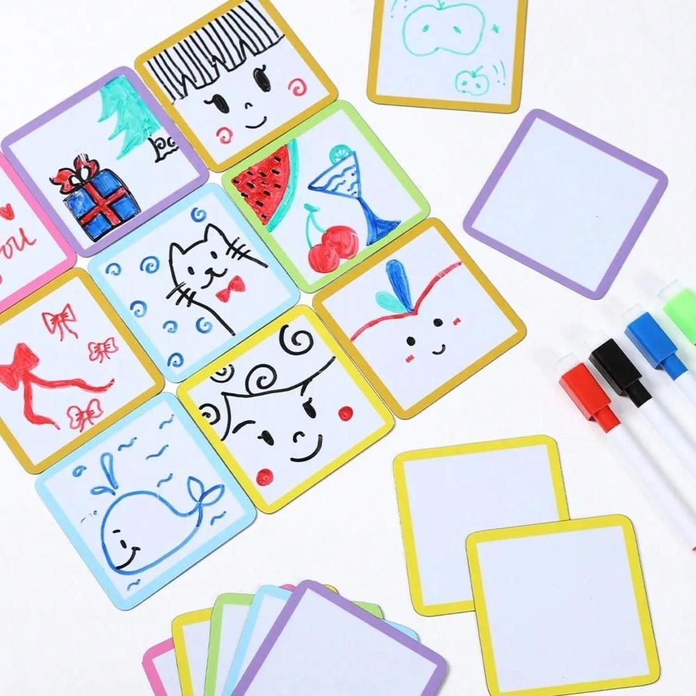 Colorful Memo Boards Multifunctional Magnet Name Tags Whiteboard Label Stickers Refrigerator