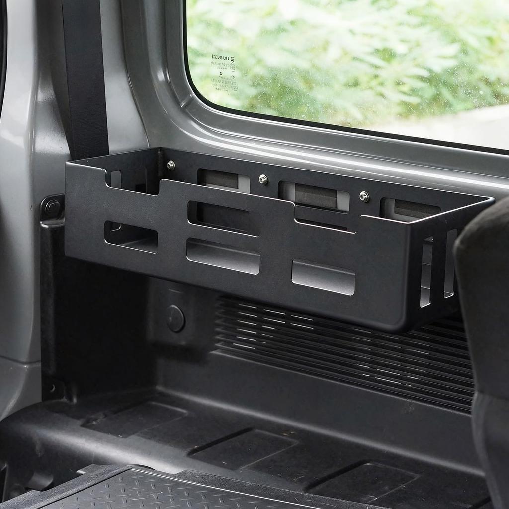 Niceffort Стеллаж для хранения для нового Suzuki Jimny JB64 и Jimny Sierra Грузовой Задний Отсек для Хранения Мелких Вещей Задний Грузовой Алюминиевый Сплав Задний Отсек для Хранения JB74, Ящик,