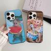 Милая забавная обезьянка Для iPhone 17 16 15 14 13 12 11 Pro Max Plus Pro Гофрированный противоударный матовый чехол для телефона