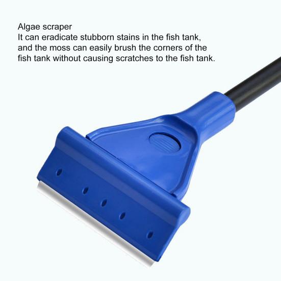 5 в 1 щетка для чистки стекла аквариума инструменты для рыбалки зажим для водной травы скребок с длинной ручкой набор для чистки