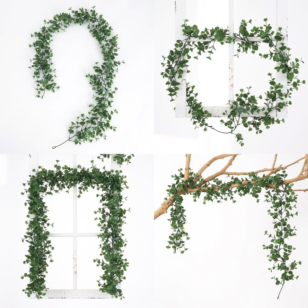 Artificial Rattan Green Wall Hanging Decor For Indoor Home And Photography Props