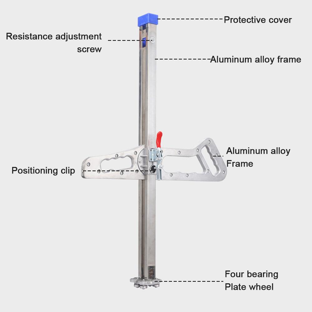 Нож-толкатель из алюминиевого сплава с лазерной позиционировкой, складной резак для гипсокартона, инструменты для деревообработки, нож-толкатель для резки гипсокартона