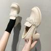 Fashion Women's Shoes Chunky Heels Mary Jane Off White Party Ladies Pumps Young Chic and Elegant Fashion Slip On Popular Y2k Comfortable