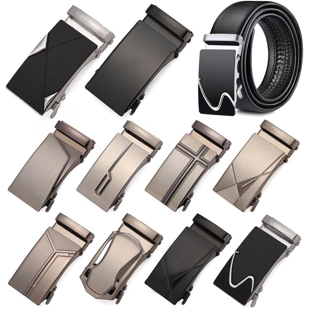 Adjustable Belt Replacement Buckle Iron Automatic Buckle Fashion Men's Belt Head Men