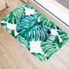 Коврик из листьев тропических растений, кухонные коврики, противоскользящие, для дома, прихожей, спальни, входные ковры, моющиеся, для ванной, крыльца, декоративный придверный коврик